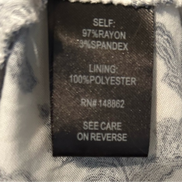 Torrid Maxi Challis Walkthrough Dress Blue Floral Paisley Maxi Romper Women Sz10 - Picture 13 of 14